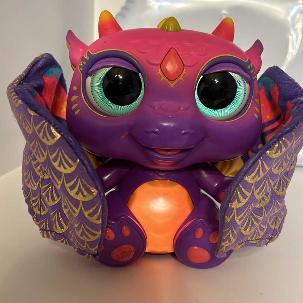 FurReal Friends Moodwings Baby Dragon Interactive Pet Toy 50+ Sounds & Reactions